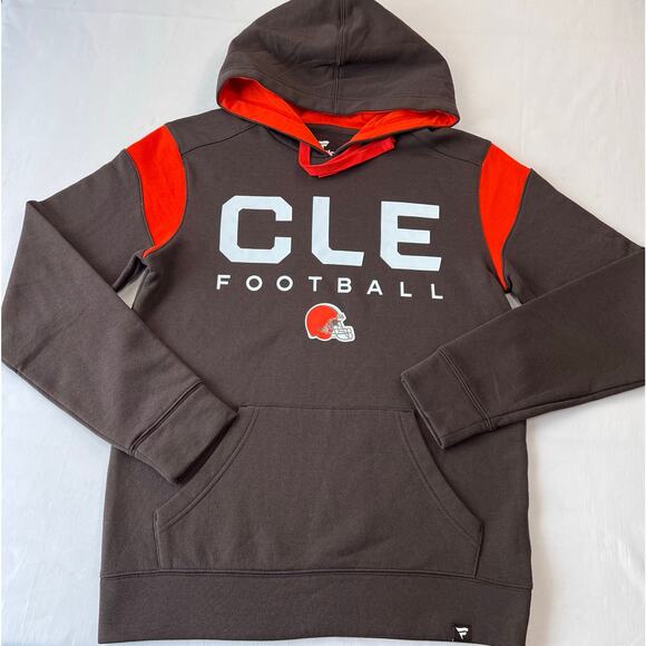 Fanatics Cleveland Browns Football men’s hooded sweatshirt men’s size Medium - Picture 1 of 6